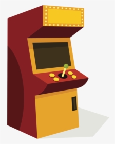 Angle,yellow,desk - Arcade Machine Clipart, HD Png Download, Free Download