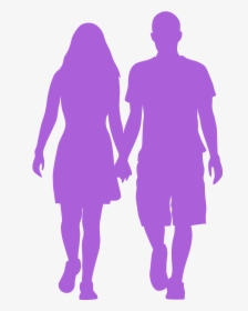 Elderly Couple Clipart Silhouette, HD Png Download, Free Download