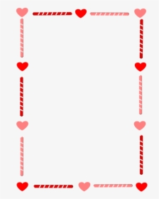 Borders Drawing Valentines Day - Valentines Day Border Clip Art, HD Png Download, Free Download