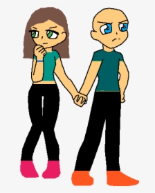 Transparent Couple Holding Hands Png - Cartoon, Png Download, Free Download
