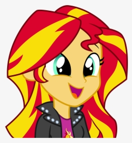 Equestria Girls Sunset Shimmer Happy, HD Png Download, Free Download