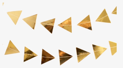 Gold Triangles Png, Transparent Png, Free Download
