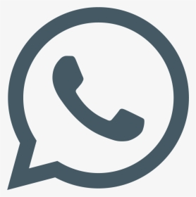 Escudo Whatsapp Preto E Branco - Logo Whatsapp Png, Transparent Png, Free Download