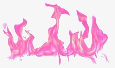 Aesthetic Drawing Fire - Pink Fire Transparent Background, HD Png Download, Free Download