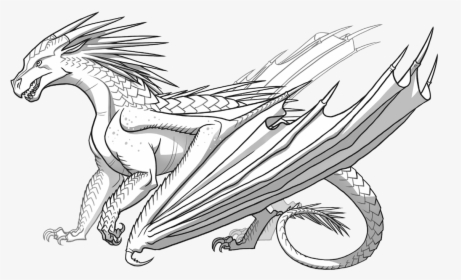 Clip Art Collection Of Free Dark - Icewing From Wings Of Fire, HD Png Download, Free Download