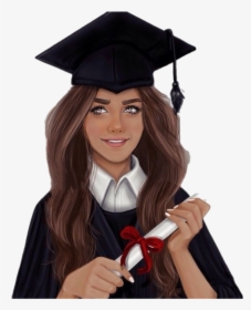 #png #graduation #diploma #college #freetoedit - Girly M Drawings, Transparent Png, Free Download