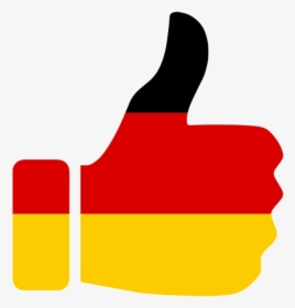 Thumbs Up, Hand, Approve, Like, Encourage, Agree - German Flag Thumbs Up, HD Png Download, Free Download