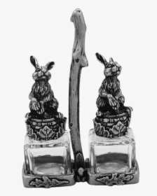 Salt And Pepper Set Little Rabbits - Garden Gnome, HD Png Download, Free Download