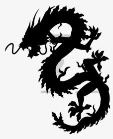 Transparent Dragon Silhouette Png - Transparent Chinese Dragon Png, Png Download, Free Download