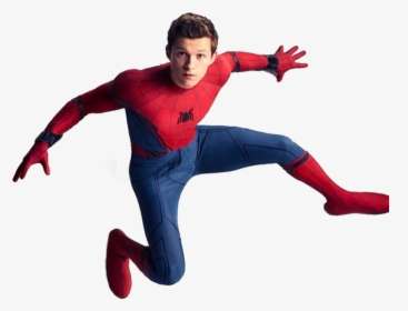 Spiderman Png Infinity War - Tom Holland Spiderman Sticker, Transparent Png, Free Download