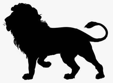 African Wild Dog Lion Silhouette Clip Art - Silhouette Lion, HD Png Download, Free Download