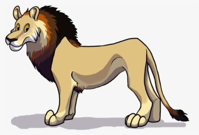 Cartoon Lion By Tirrih On Clipart Library - Masai Lion, HD Png Download, Free Download