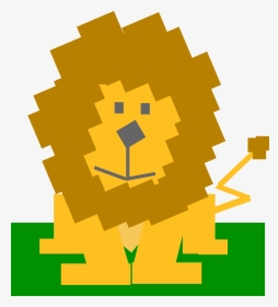 Square Animal Cartoon Lion Clip Arts - Lion Quadrilateral, HD Png Download, Free Download
