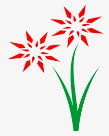 Flowers Red Free Stock Photo Illustration Of Red Flowers - Nice Art Of Flowers, HD Png Download, Free Download