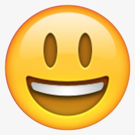 Emoji Smiley Face Png - Eyes Closed Smiling Emoji, Transparent Png, Free Download