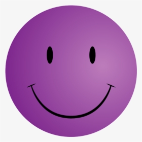 Free Printable Smiley Faces Clip Art - Purple Smiley Face, HD Png Download, Free Download