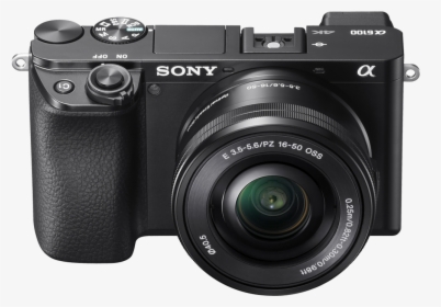 Alpha 6100 Digital E Mount Camera With 16 50mm Lens - Sony A6400 16 50mm, HD Png Download, Free Download