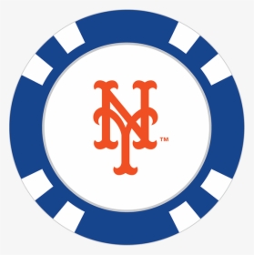 New York Mets Poker Chip Ball Marker - Carolina Hurricanes Clip Art, HD Png Download, Free Download