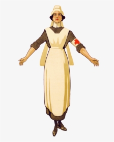 Nurse Red Cross First World War - World War 1 Nurse Png, Transparent Png, Free Download