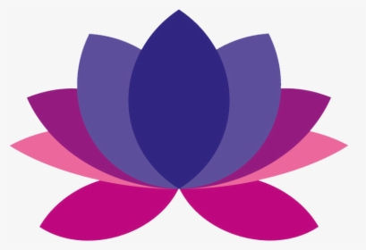 Meditation Clipart Lotus Flower - Transparent Lotus Flower Logo, HD Png Download, Free Download