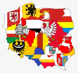 Flag Map Of Poland, HD Png Download, Free Download