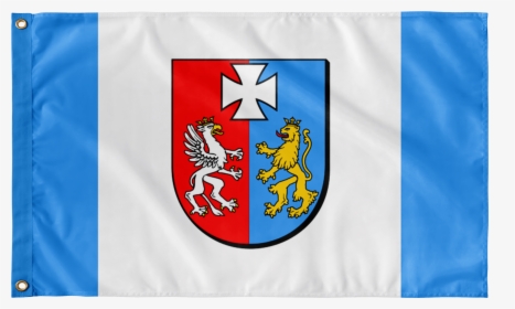 Podkarpackie Flag - Wall Flag - 36"x60 - Podkarpackie Voivodeship, HD Png Download, Free Download
