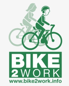 Bike 2 Work Logo Png Transparent - Bike To Work Vector, Png Download, Free Download