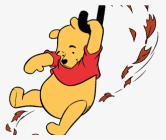 Winnie The Pooh Clipart Umbrella - Winnie The Pooh Fall Clip Art, HD Png Download, Free Download