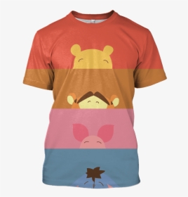 Gearhuman 3d Winnie The Pooh Tshirt - Winnie The Pooh Alone, HD Png Download, Free Download