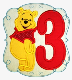 Happy 3 Bear - Winnie The Pooh 3, HD Png Download, Free Download