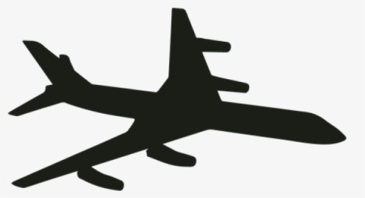 Airbus Png Transparent Images - Airplane Silhouette Transparent Background, Png Download, Free Download