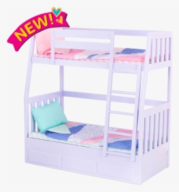 Doll Bunk Beds For 18-inch Dolls - Our Generation Bed, HD Png Download, Free Download