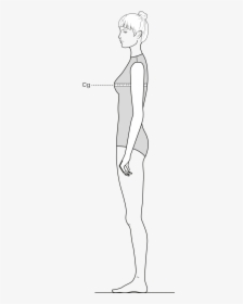 This Figure Shows The Measurement Of The Chest Girth - Standing, HD Png Download, Free Download