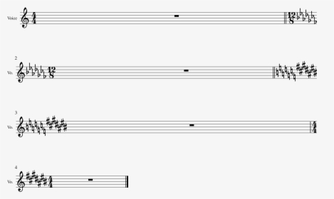 Courtesy Key And Time Signatures Incorrectly Positioned - Monochrome, HD Png Download, Free Download