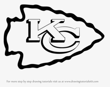 Download Kansas City Chiefs Transparent Png - Kansas City Chiefs Logo Black And White, Png Download, Free Download