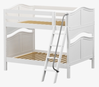 Maxtrix Kids Fat Full Medium Bunk Bed W/ Angled Ladder - Bunk Bed, HD Png Download, Free Download