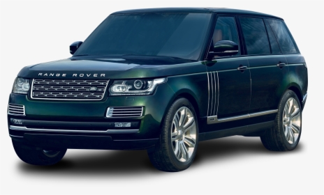 Land-rover - Green Range Rover 2017, HD Png Download, Free Download
