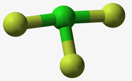 Chlorine Trifluoride 3d Balls - Chlorine Trifluoride 3d Structure, HD Png Download, Free Download
