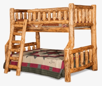Bunk Bed Bedroom Log Furniture In - Bunk Bed, HD Png Download, Free Download