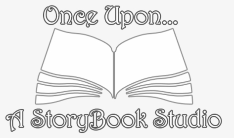 Once Upon A Storybook Studio Logo Whitewblkoutline - Agribio, HD Png Download, Free Download