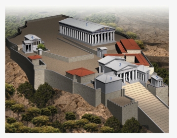 Athens Acropolis Restored View, HD Png Download, Free Download