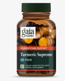 Gaia Herbs Turmeric Supreme Pain 60, HD Png Download, Free Download