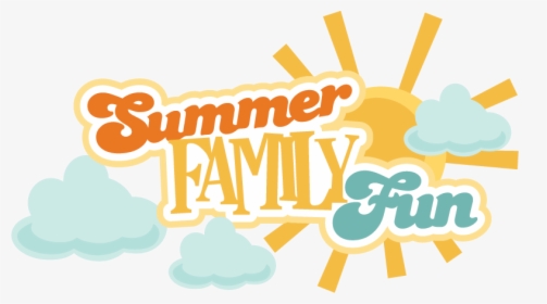 Family Clipart Summer - Summer Fun With Family, HD Png Download, Free Download