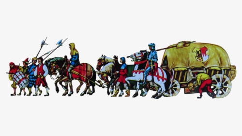 Merchant Pull, Nuremberg, Middle Ages, Trade, Isolated - Mittelalter Png, Transparent Png, Free Download