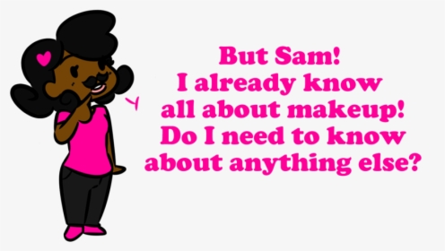 Ask Sam Makeup Expert - Cartoon, HD Png Download, Free Download