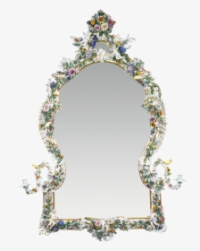 Meissen Porcelain Rococo Mirror - Arch, HD Png Download, Free Download