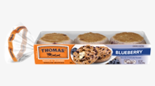 Thomas Blueberry English Muffins Product - Blueberry English Muffins, HD Png Download, Free Download
