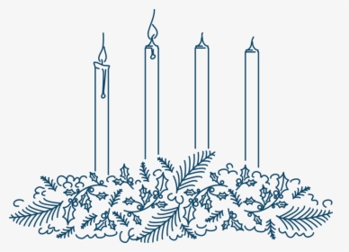 Advent Wreath - Advent Candle, HD Png Download, Free Download