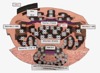 Kaos Vegas Club Floor Plan, HD Png Download, Free Download