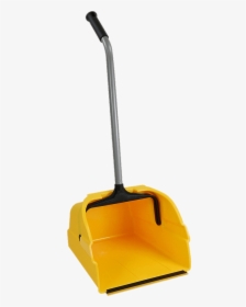 Yellow Plastic Dustpan With Long Handle - Dust Pan With Handle, HD Png Download, Free Download